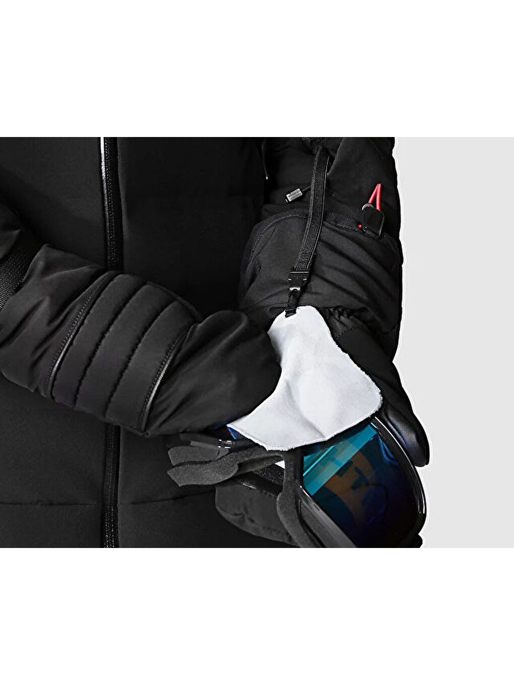W Disere Down Parka Kadın Outdoor Montu Nf0a7uudjk31 Siyah-9