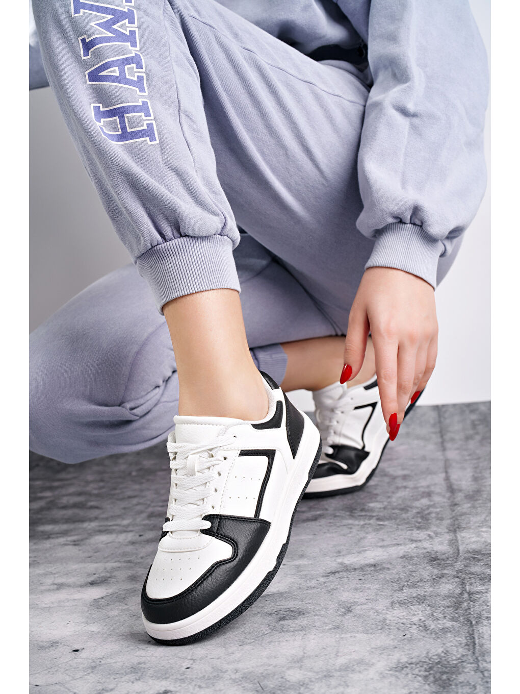 Siyah Kadın Günlük Sneaker Ayakkabı