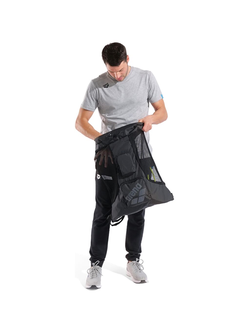 Siyah All Set Mesh Bag Black File Çanta 010241100-4