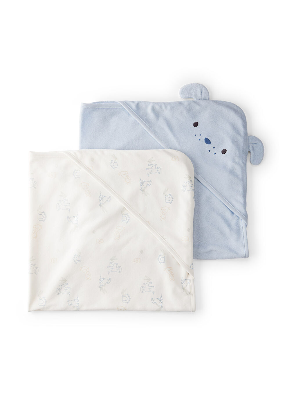 Erkek Bebek Mavi Havlu