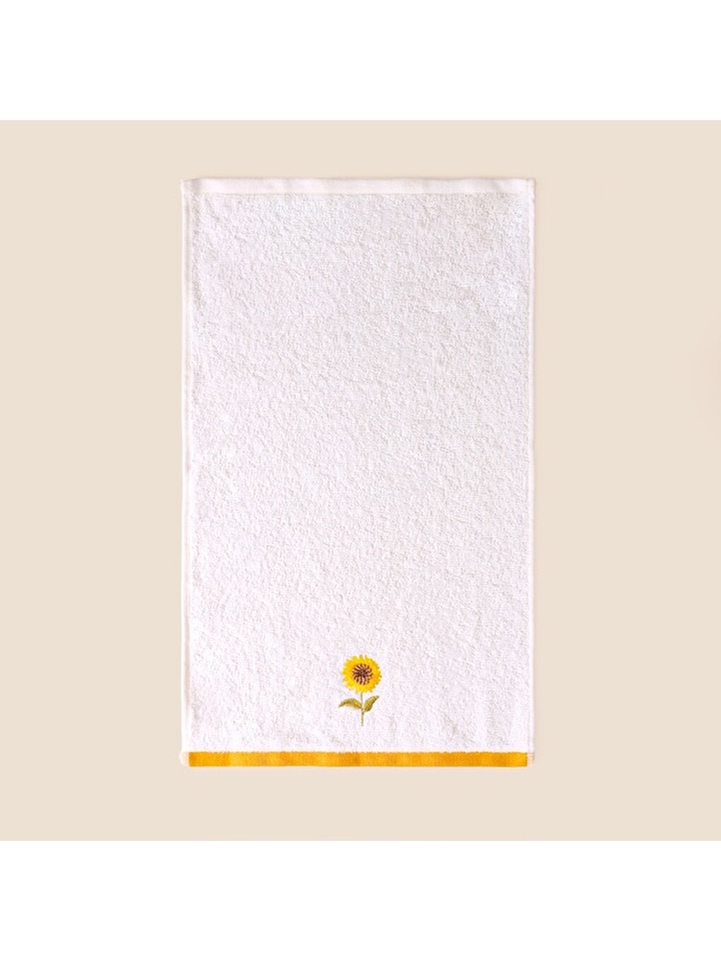 Soft Sun 3'lü Kutulu Hediyelik Havlu Seti - Ekru - 30x50 cm-5