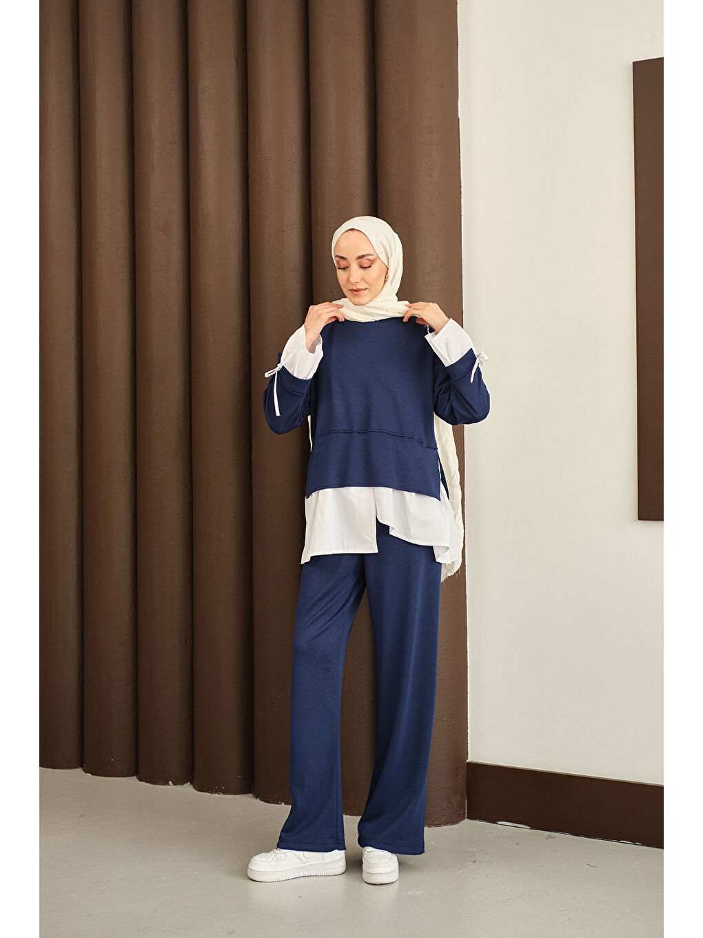 Kadın İkili Takım Lacivert-3
