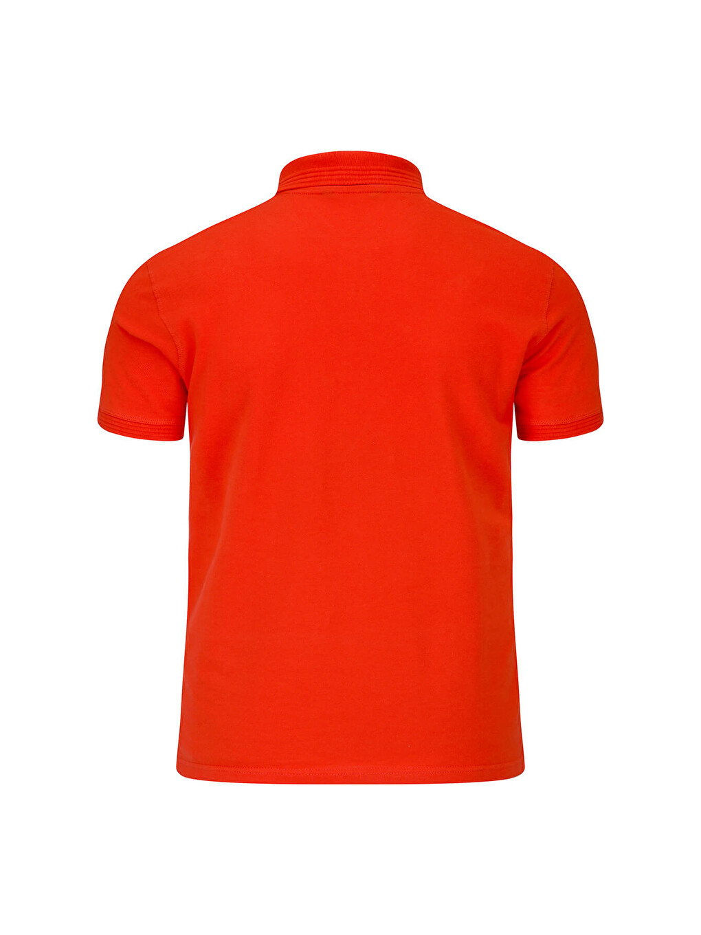 Fuşya Nar Çiçeği Regular Fit Polo Yaka 100% Pamuk Tişört-3