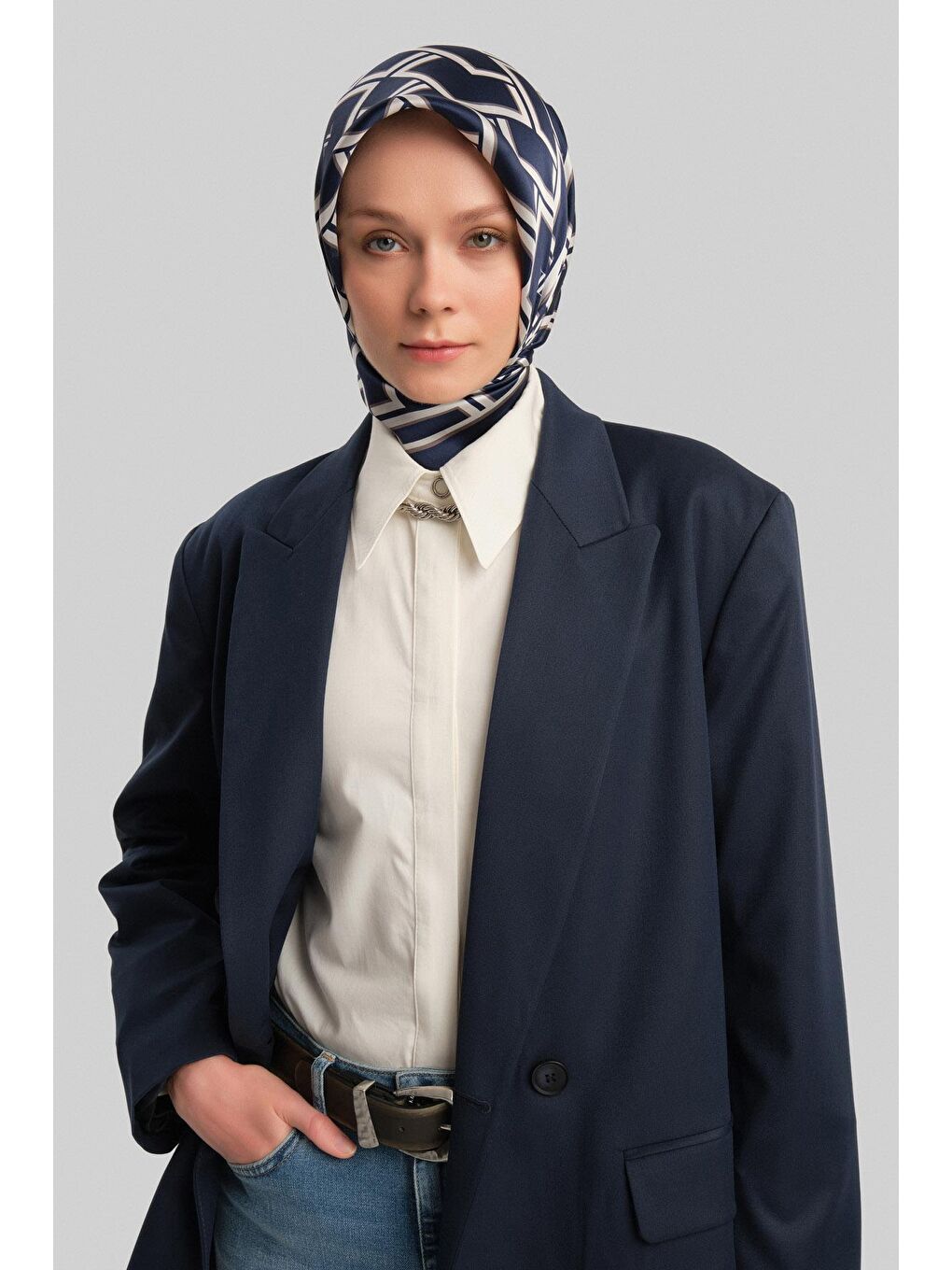 Çift Düğmeli Ceket Ort5418 Lacivert-2