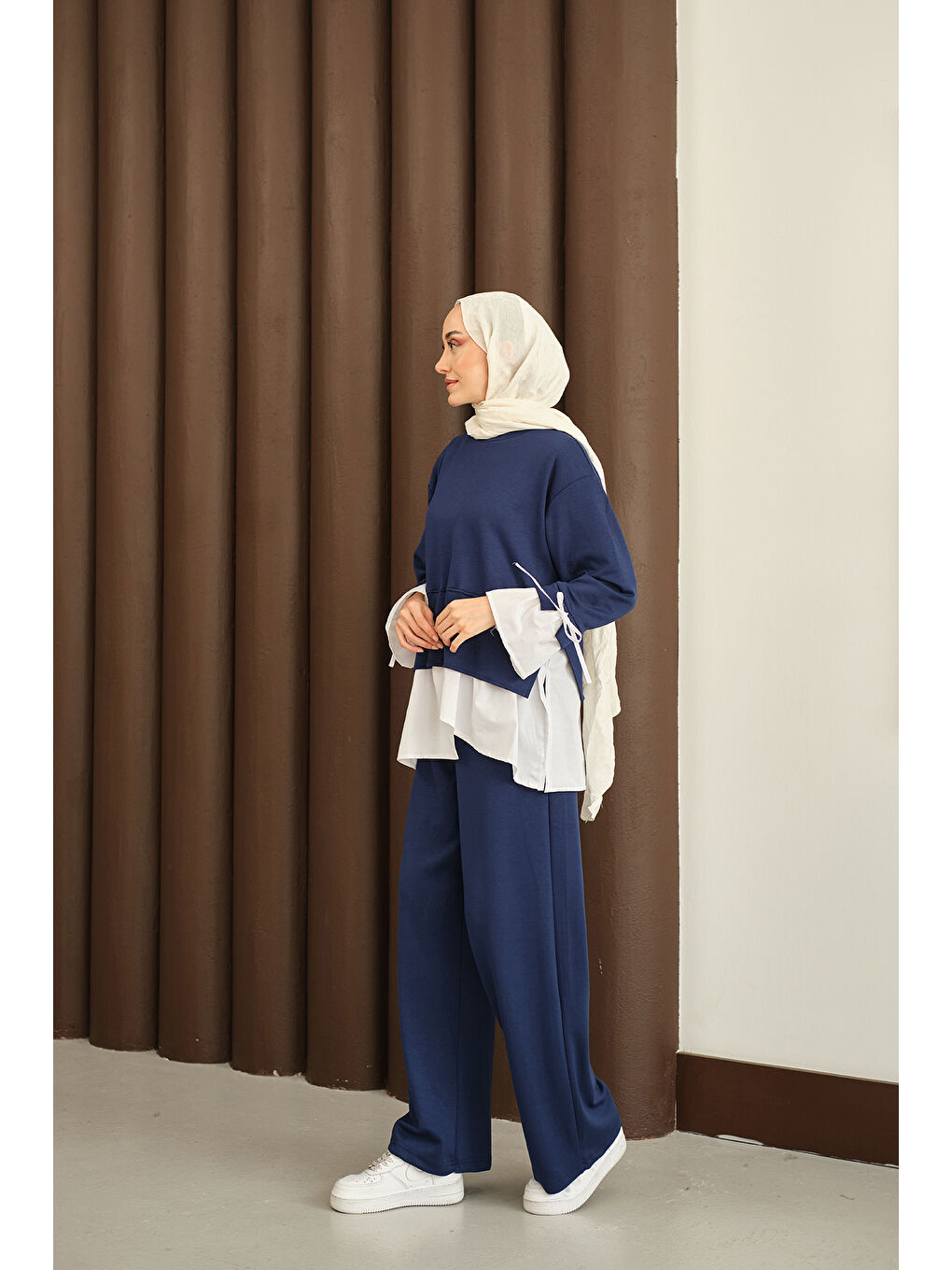 Kadın İkili Takım Lacivert-4