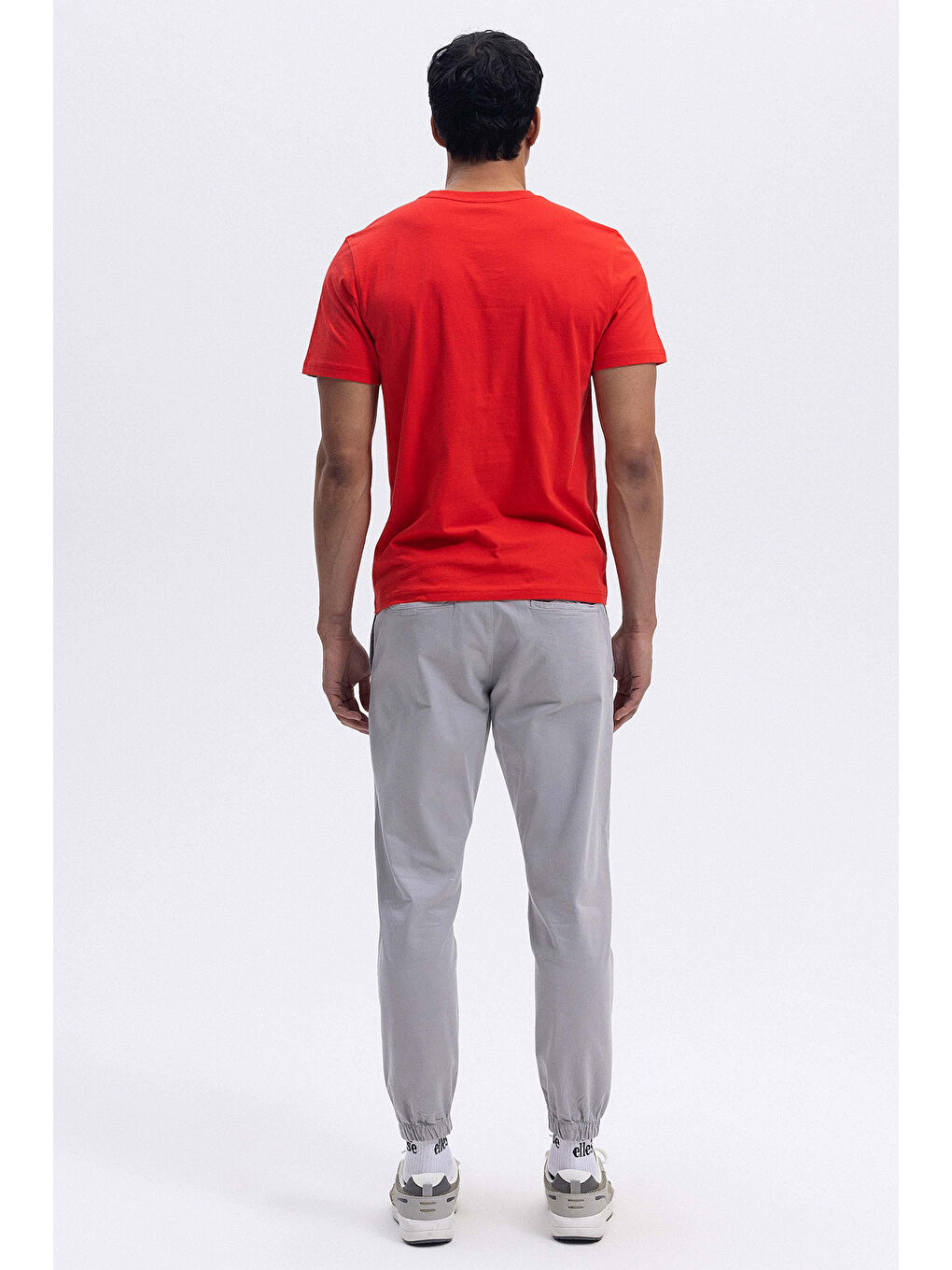 Kırmızı % 100 Pamuk Baskılı Regular Fit Bisiklet Yaka T Shirt EM462-RD-3