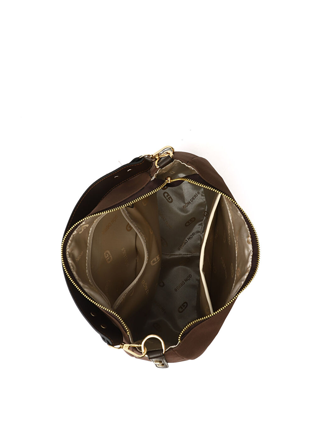 Kahverengi Kadın AÇIK KAHVERENGİ El Ve Omuz Çantası-4