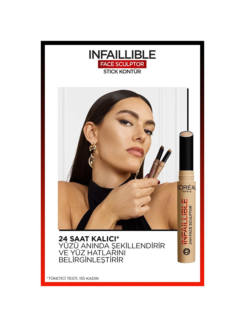 L'Oréal Paris Infaillible Face Sculpter Stick Kontür - Medium-9