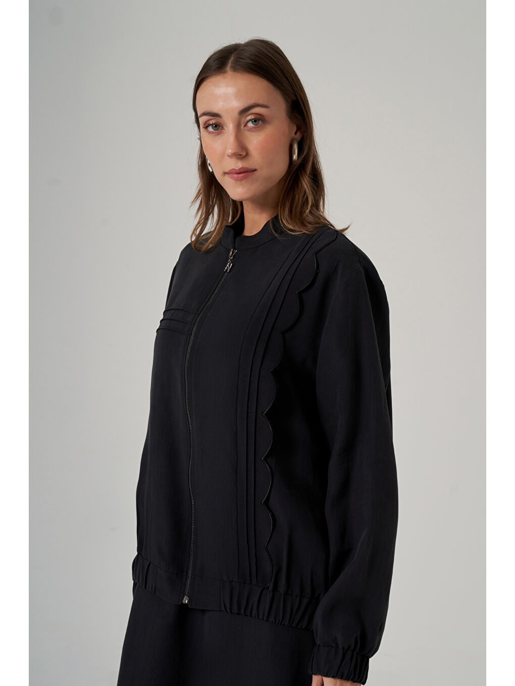 İç Elbise Ceket İkili Takım 1047 Siyah-1