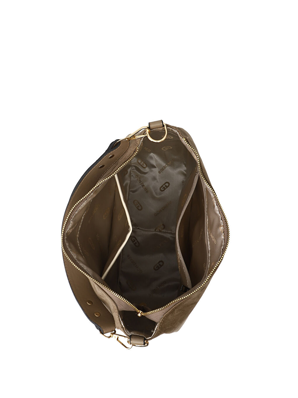 Kahverengi Kadın AÇIK VİZON El Ve Omuz Çantası-4