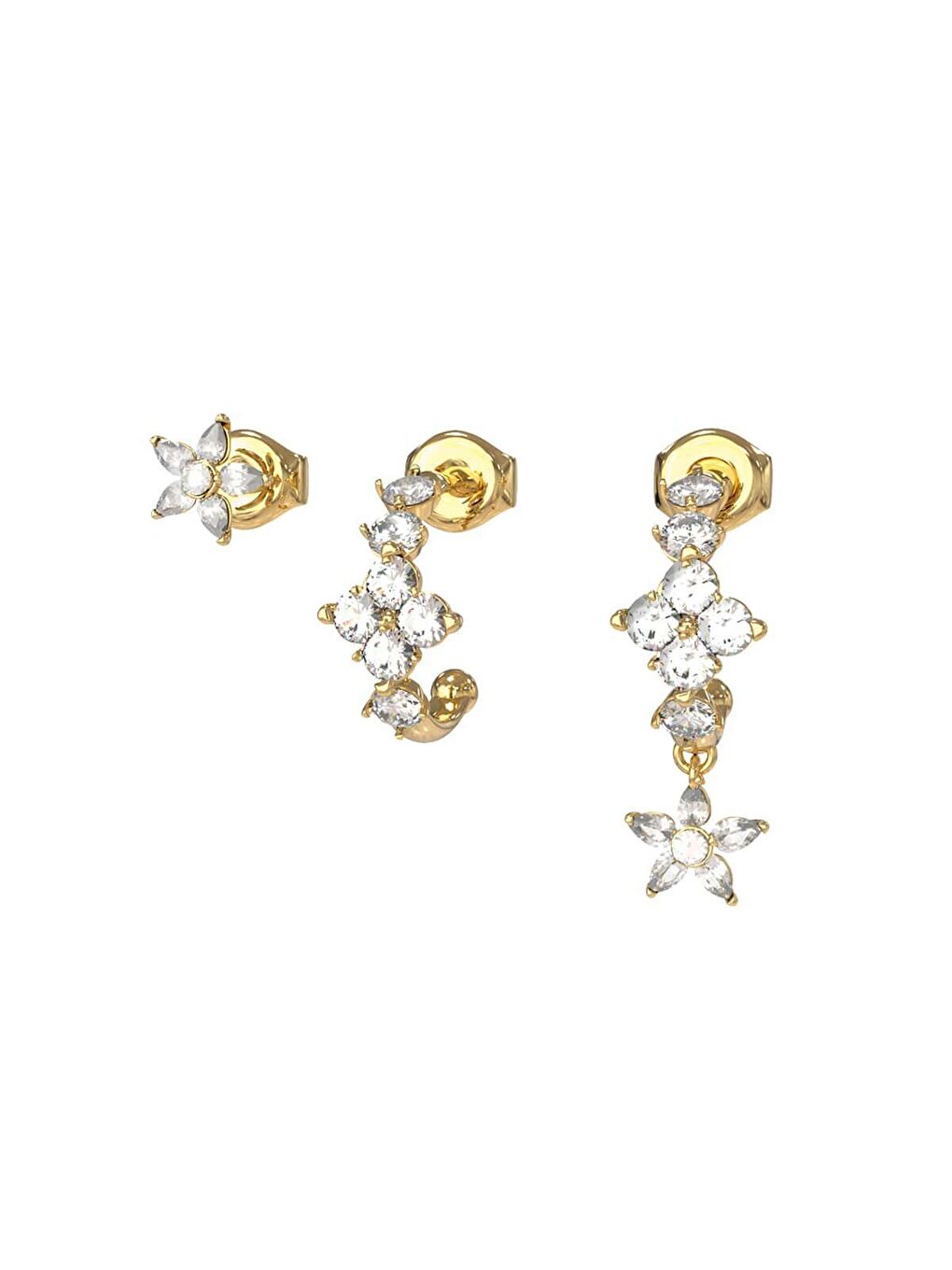 Sarı JGUJUBE06035JWYGTU Kadın Küpe Seti