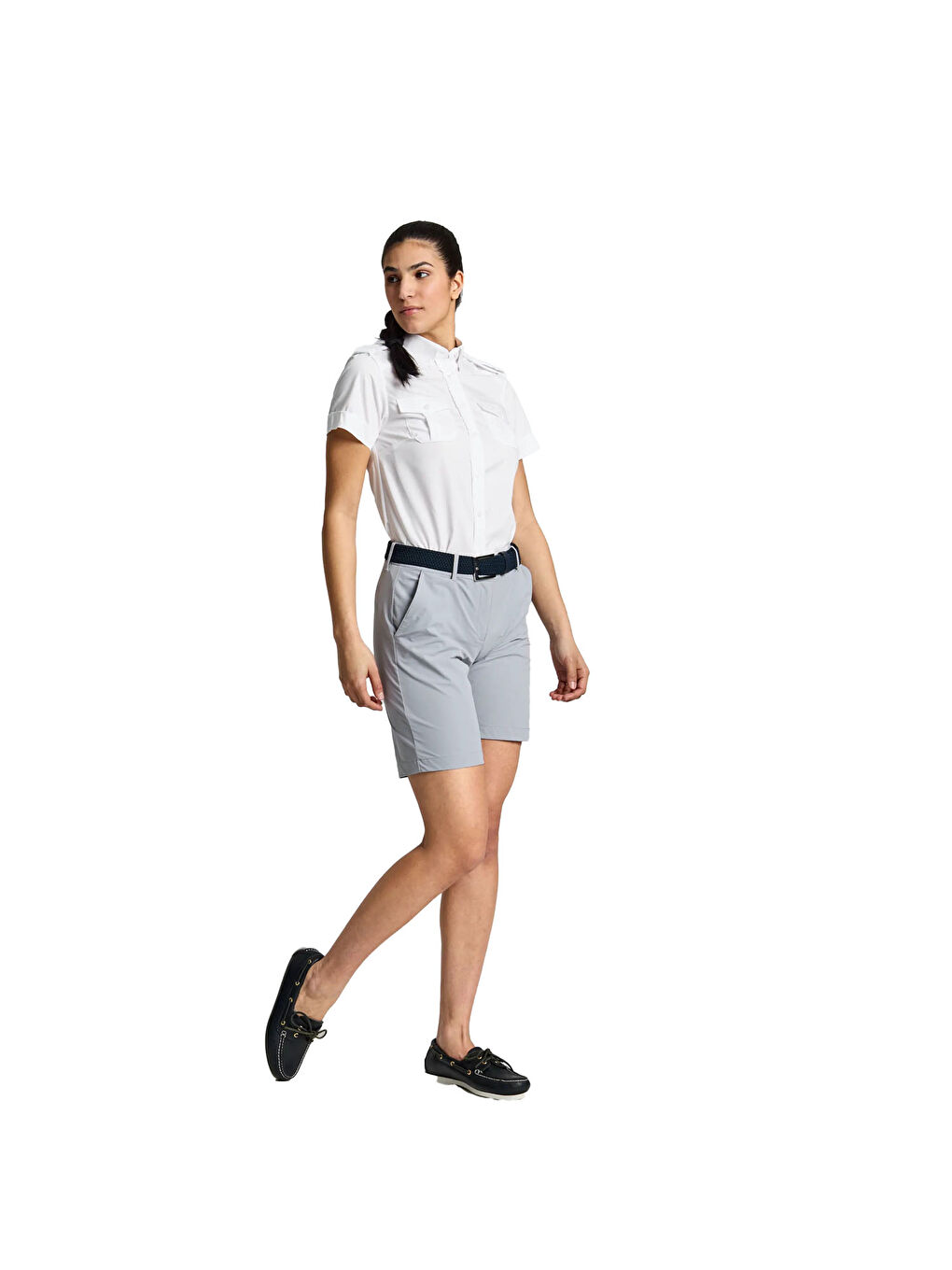 Ws Tech Chino Short Kadın Gri Şort-3