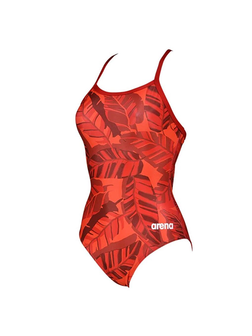 W Tropicals Light Drop Back One Piece Kadın Kırmızı Yüzücü Mayosu 004644450