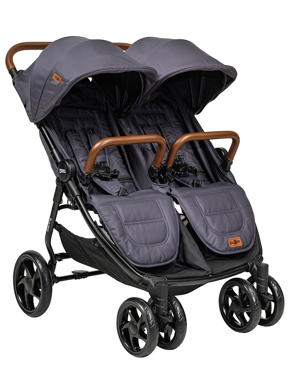 Starling İkiz Bebek Arabası Gri
