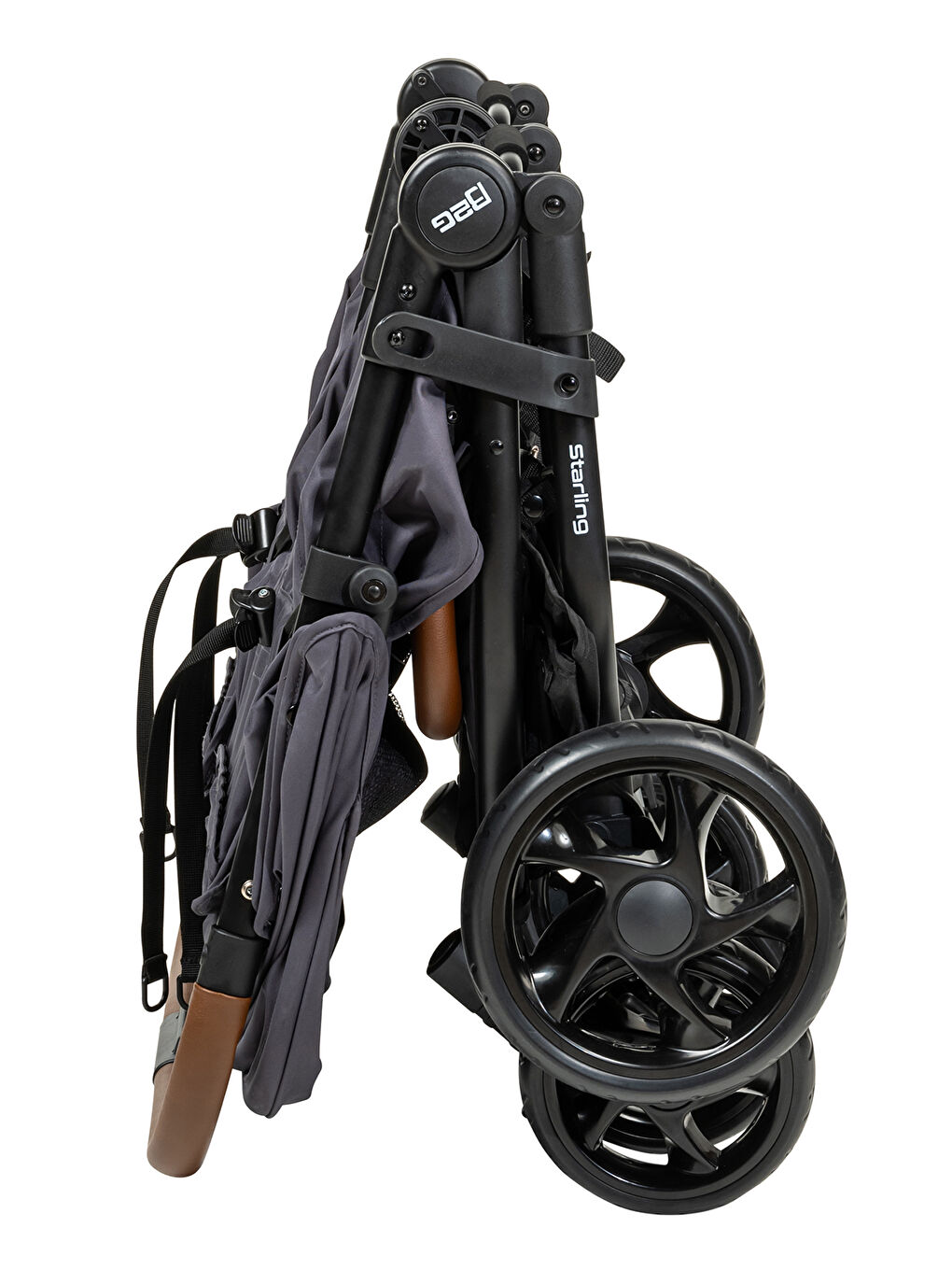 Starling İkiz Bebek Arabası Gri-8