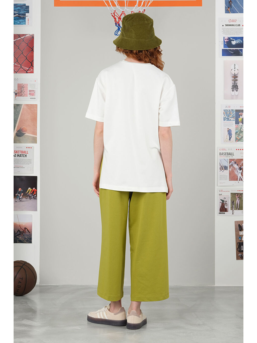 Koordinat Tişört Kırık Beyaz-2