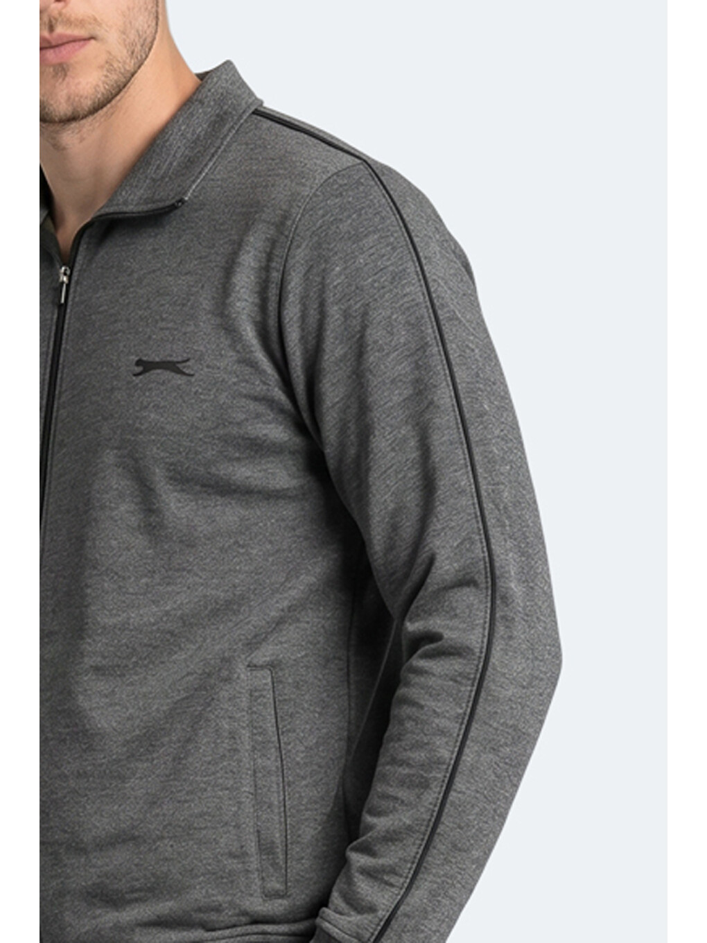 BLOWBACK Erkek Slim Fit Antrasit Eşofman Takımı-1