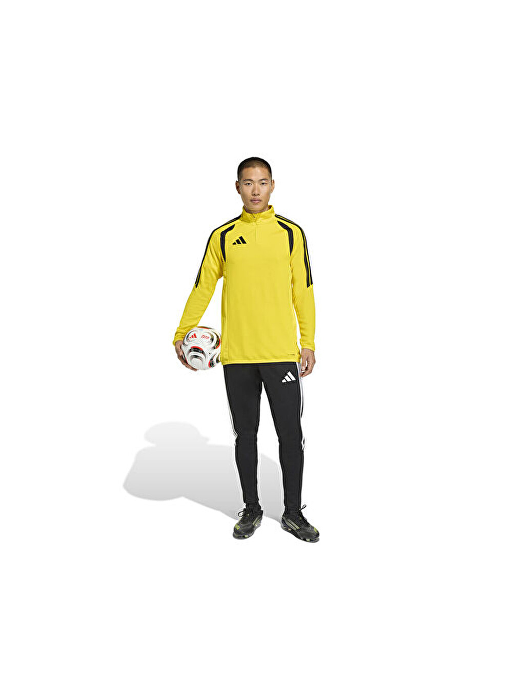 Tiro 26 League Tr Top Erkek Futbol Antrenman Uzun Kollu Tişört Jy9689 Sarı-5