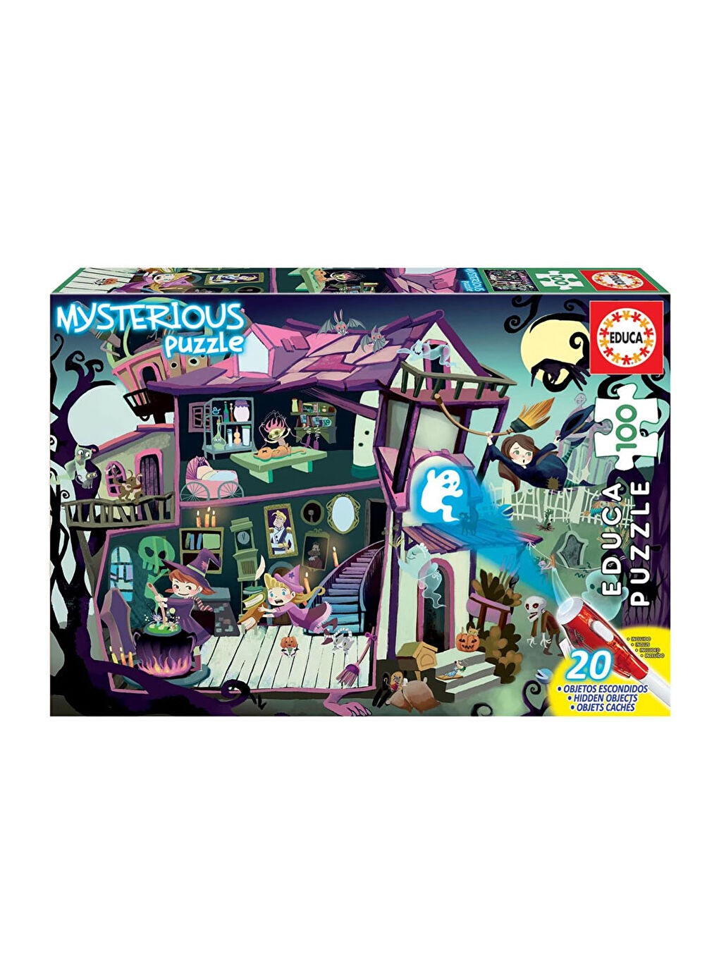 Puzzle 100 Parça Gizemli Perili Ev 18611