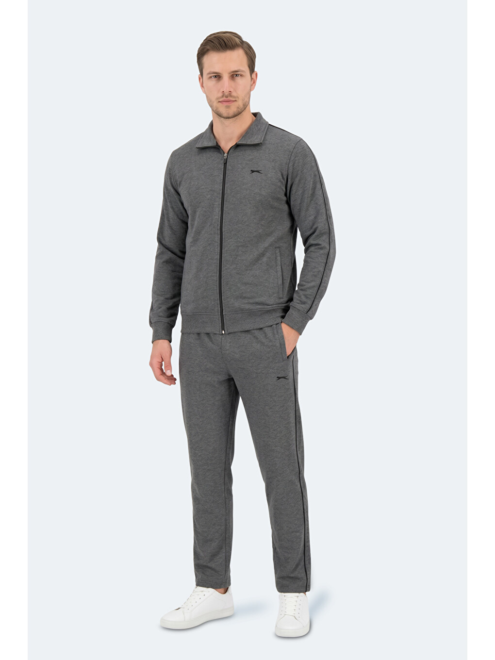 BLOWBACK Erkek Slim Fit Antrasit Eşofman Takımı-3
