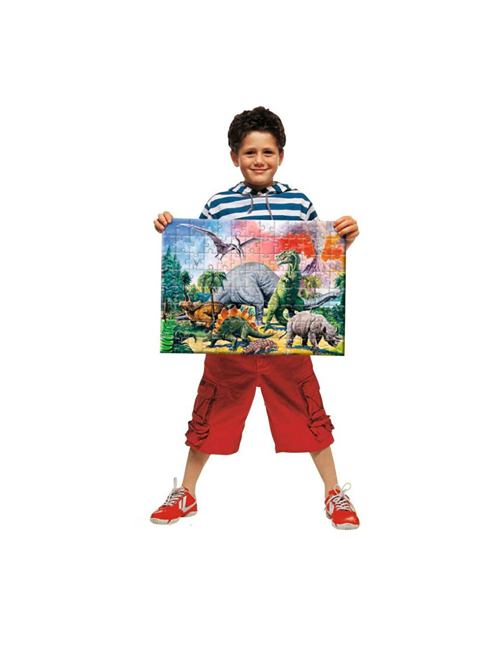 Çocuk Puzzle 100 Parça Dinozorlar 109579-1