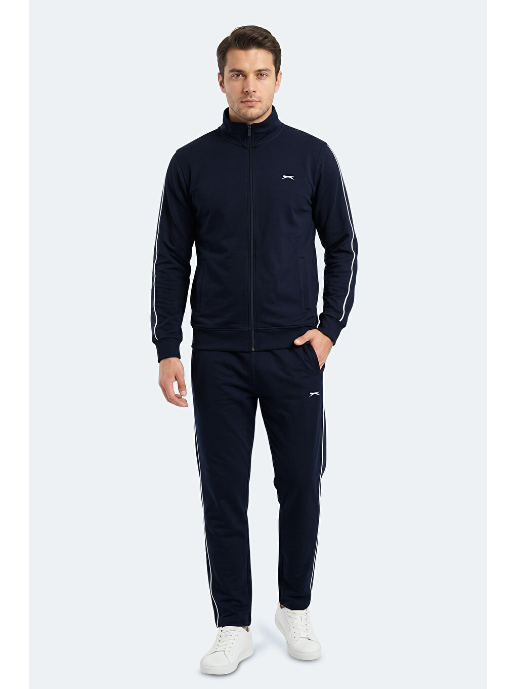 BLOWBACK Erkek Slim Fit Lacivert Eşofman Takımı-3