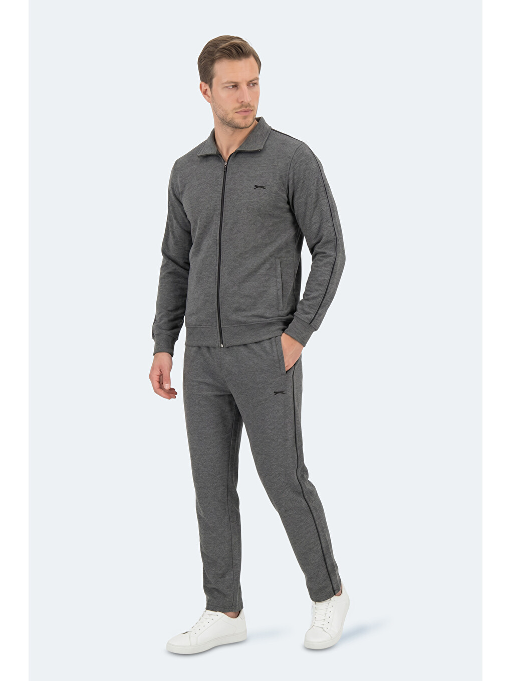 BLOWBACK Erkek Slim Fit Antrasit Eşofman Takımı-6