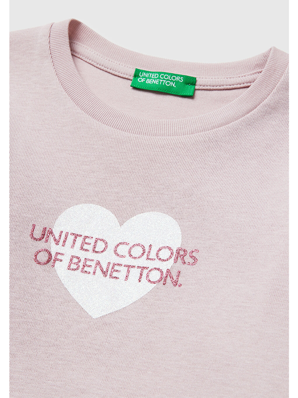 Karışık Kız Çocuk Simli Renkli Grafik Baskılı Yuvarlak Yaka Uzun Kollu T-Shirt-2