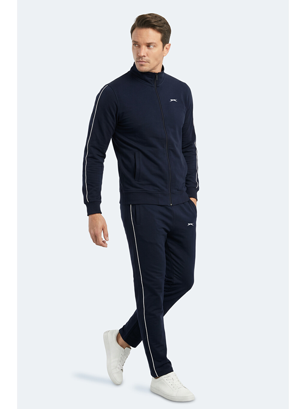 BLOWBACK Erkek Slim Fit Lacivert Eşofman Takımı-5