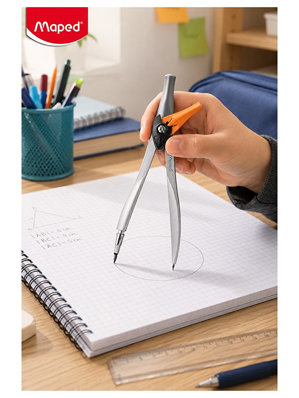 Mavi Metal Pergel Stop Uçlu 1 Adet Study Stop 195110 Pergel Çizim Matematik Geometri Mimari Pr-1