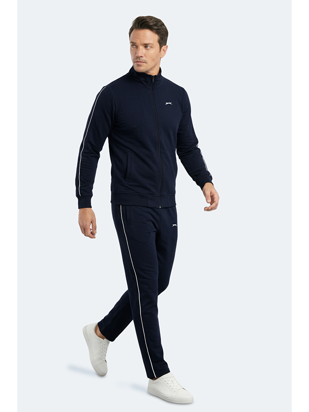BLOWBACK Erkek Slim Fit Lacivert Eşofman Takımı-7