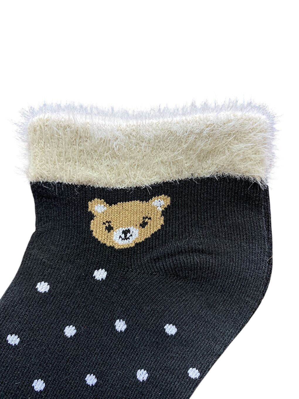 Siyah 12'li Kadın Desenli Yumoş Kaliteli Patik Çorap-1