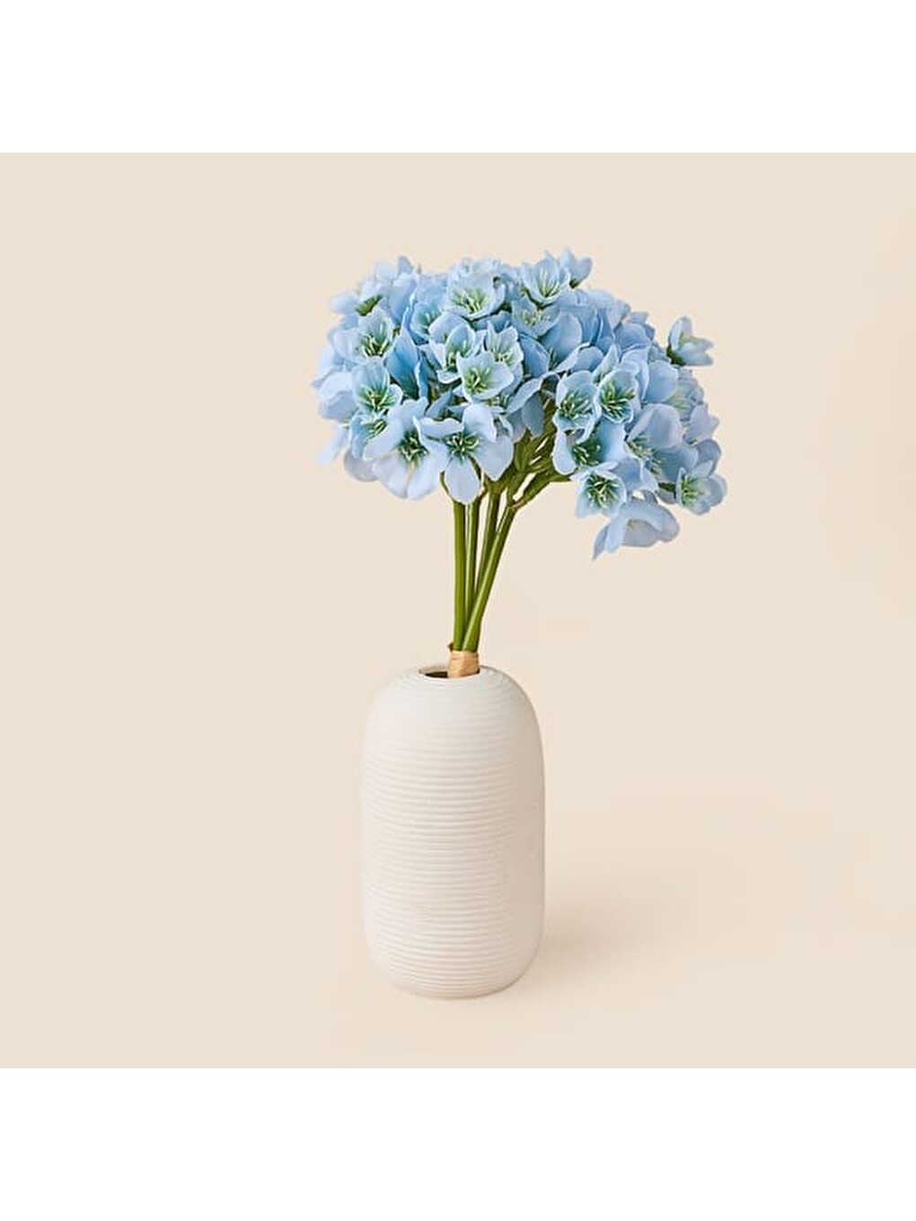 Deco Ortanca 4'lü Buket Çiçek - Mavi - 31 cm
