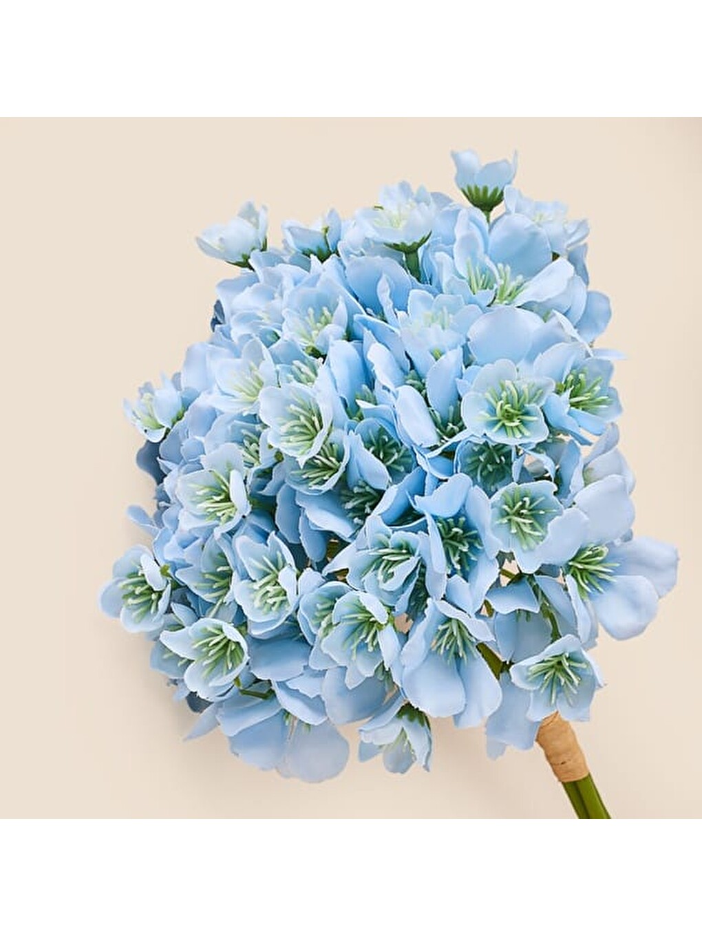Deco Ortanca 4'lü Buket Çiçek - Mavi - 31 cm-1