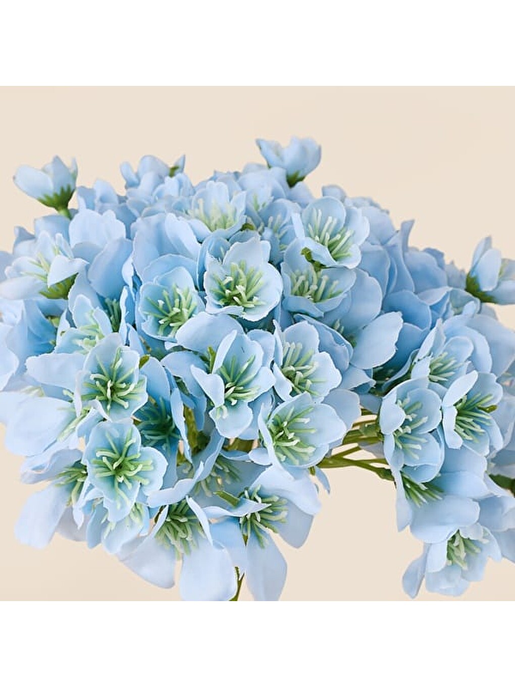 Deco Ortanca 4'lü Buket Çiçek - Mavi - 31 cm-2