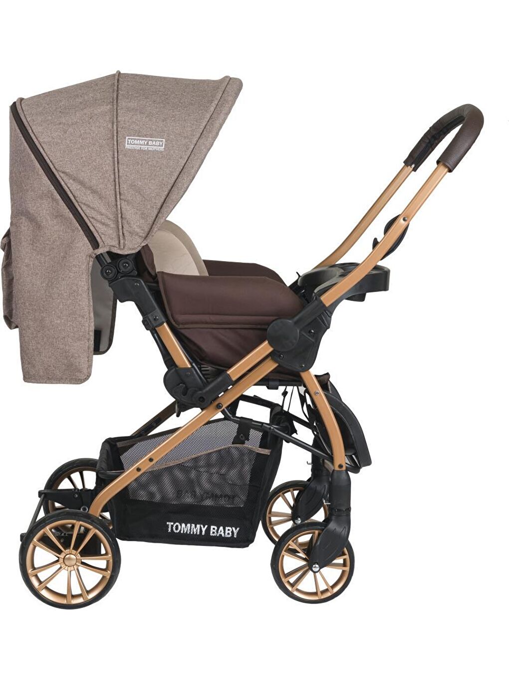 TB-980 Gold Çift Yönlü Bebek Arabası Puset-2