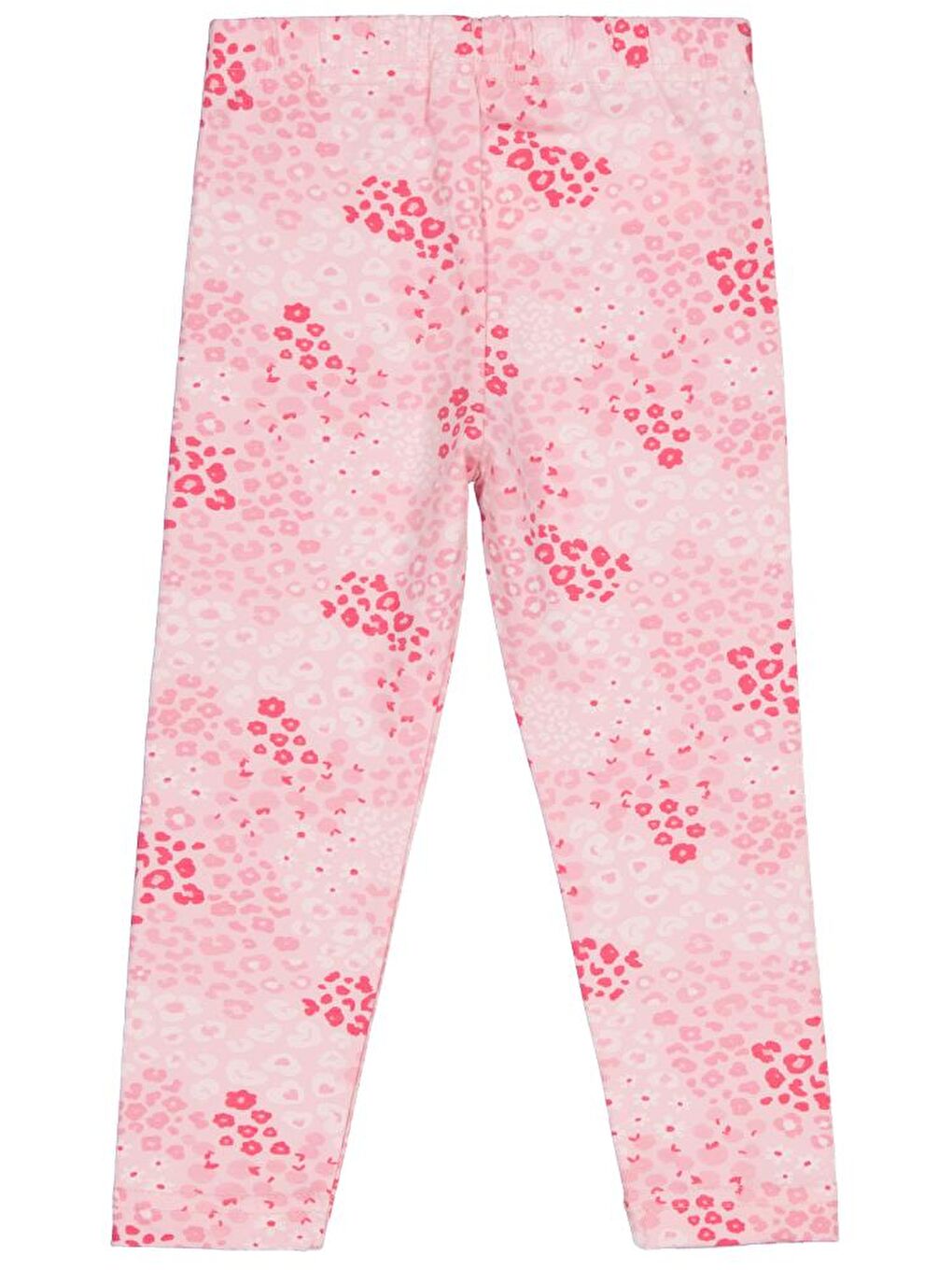 Girls Leopar Baskılı 2-5 Yaş Tayt - Pembe 5-6 Yaş