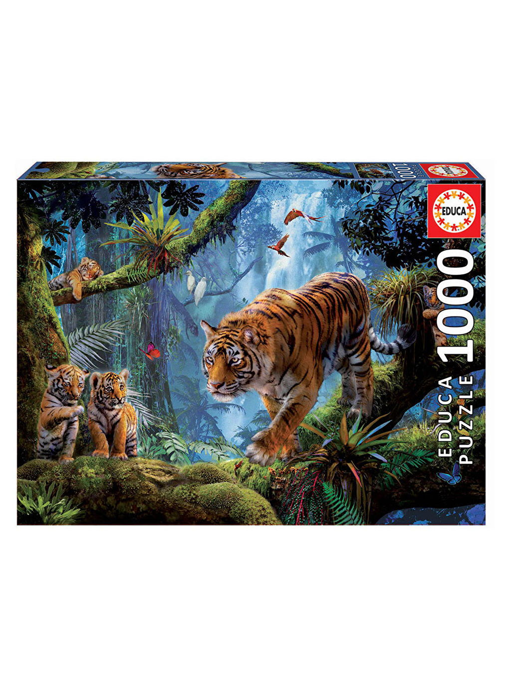 Puzzle 1000 Parça Tigers In The Tree 17662