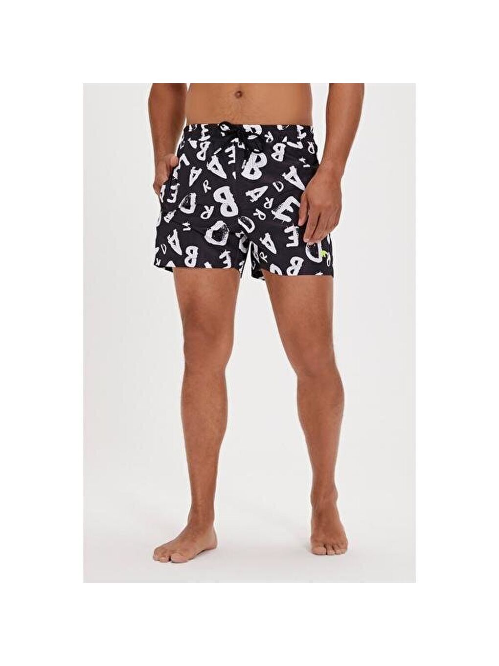 Bling Erkek Siyah Mayoşort-1