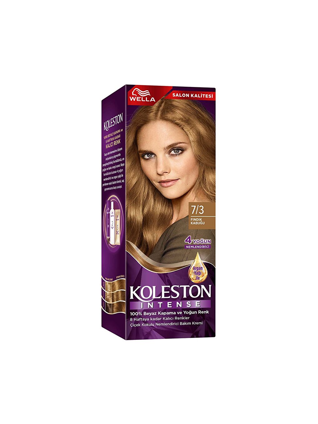 Wella Renksiz Koleston Intense Saç Boyası 7/3 Fındık Kabuğu - 1