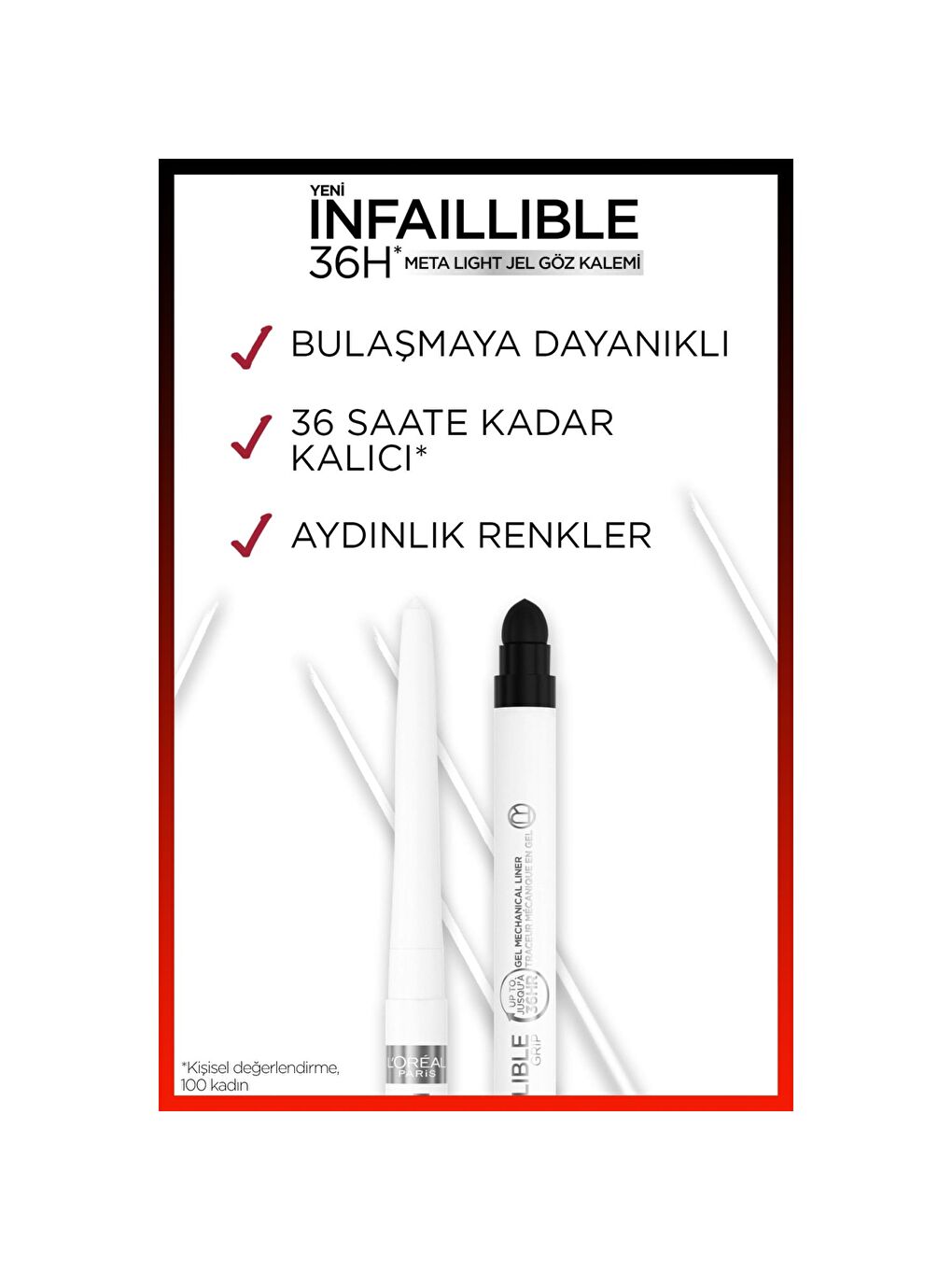 L'Oréal Paris Infaillible Meta Light Jel Göz Kalemi - Polar White-9