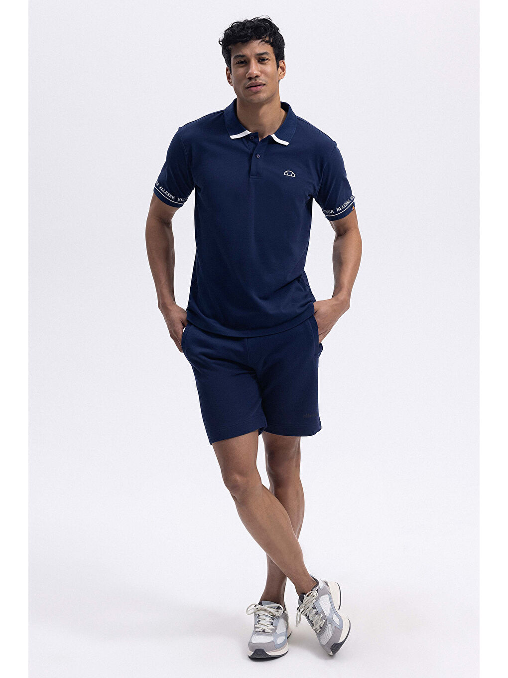 Lacivert Pamuklu Regular Fit Logolu Polo Yaka T Shirt EM407-NV-2