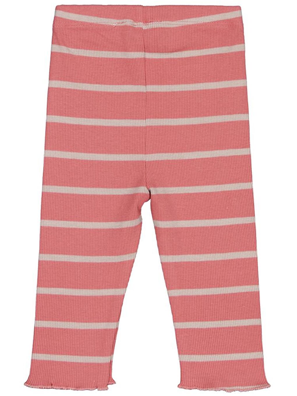 Kahverengi Baby Çizgili 6-18 Ay Tayt - Turuncu 9-12 Ay-1