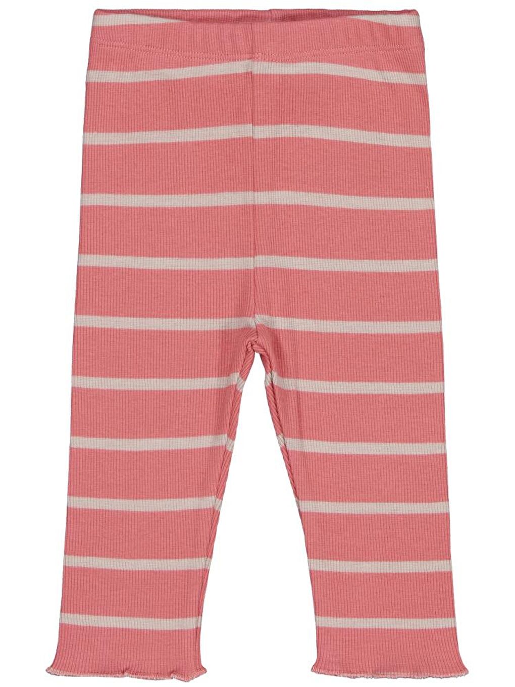 Kahverengi Baby Çizgili 6-18 Ay Tayt - Turuncu 9-12 Ay