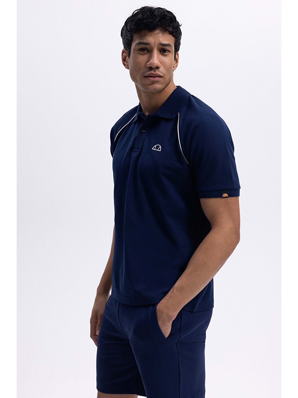 Lacivert Pamuklu Regular Fit Logolu Polo Yaka T Shirt EM407-NV-3