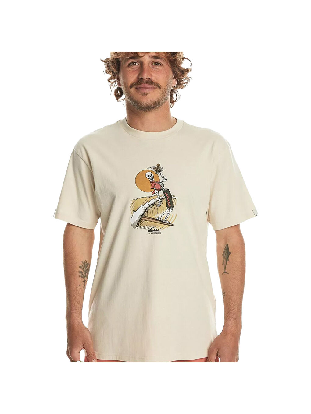 Ekru Neverending Surf Erkek Bej Tişört