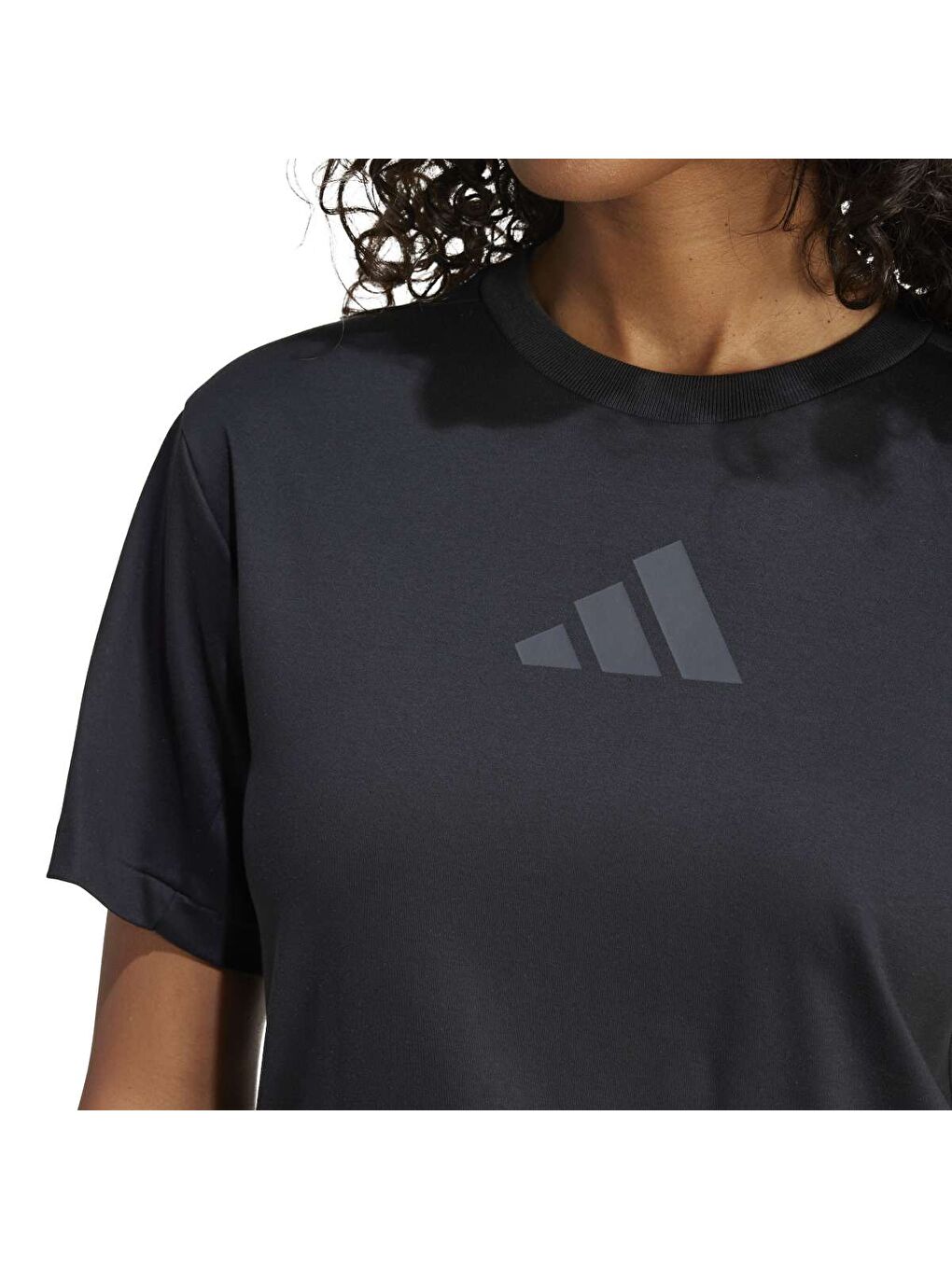 Z.N.E Kadın Siyah Tişört-4