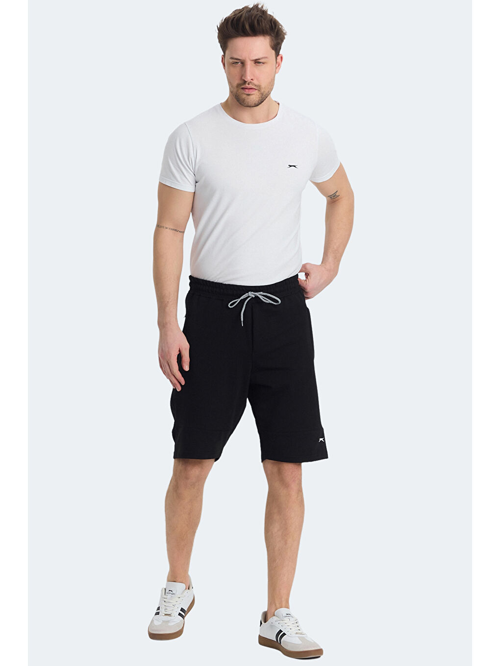 Siyah NORA 2 Lİ SET Erkek Şort-7