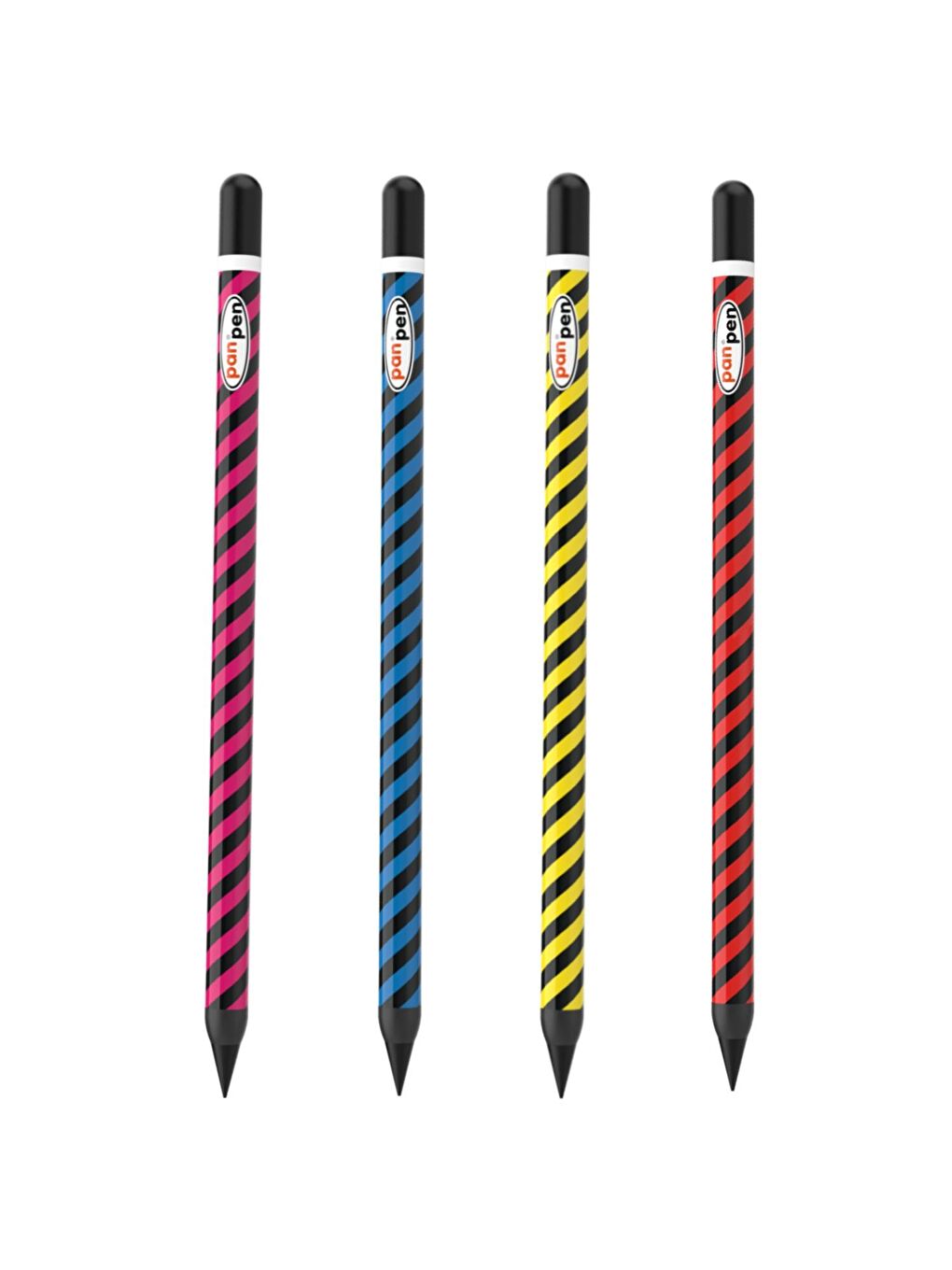 Panpen Çizgili Neon Serisi Bitmeyen Kurşun Kalem (PAN722) 1 Adet