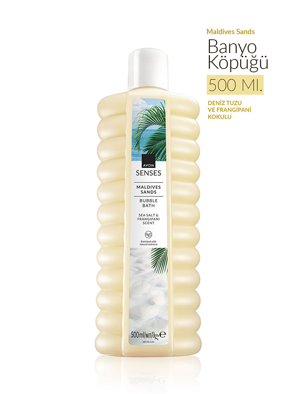 Senses Maldives Sands Deniz Tuzu ve Frangipani Kokulu Banyo Köpüğü 500 Ml.-1